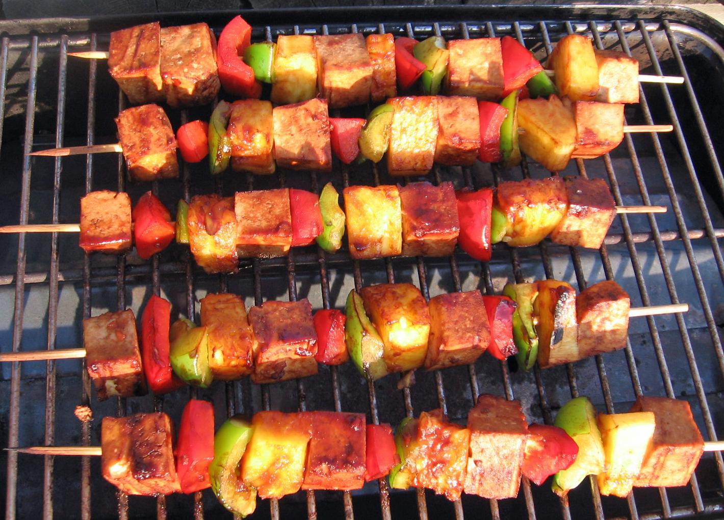  These kebabs are like a tropical vacation on a stick