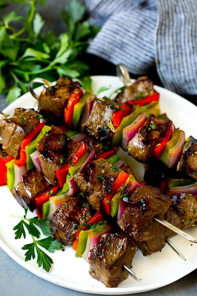  These kebabs are marinated in a delicious blend of spices