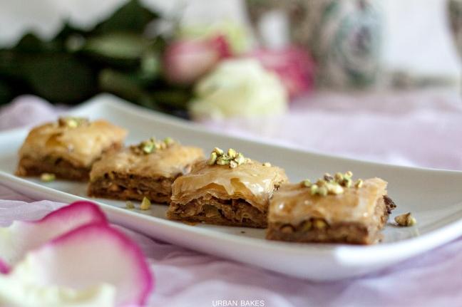 This baklava is a masterpiece of flavors and textures.