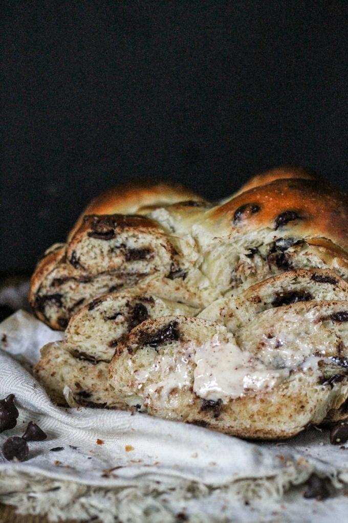  This chocolate chip challah recipe is always a crowd-pleaser.
