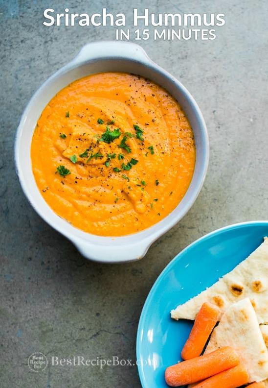  This hummus is the perfect amount of heat and flavor.
