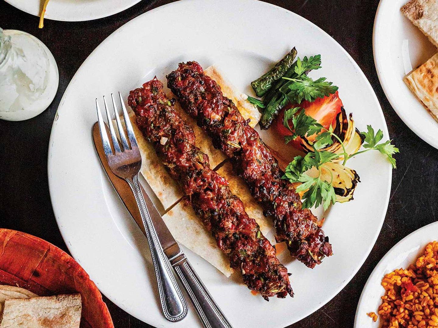  This kebab has a fiery taste that you won't forget!
