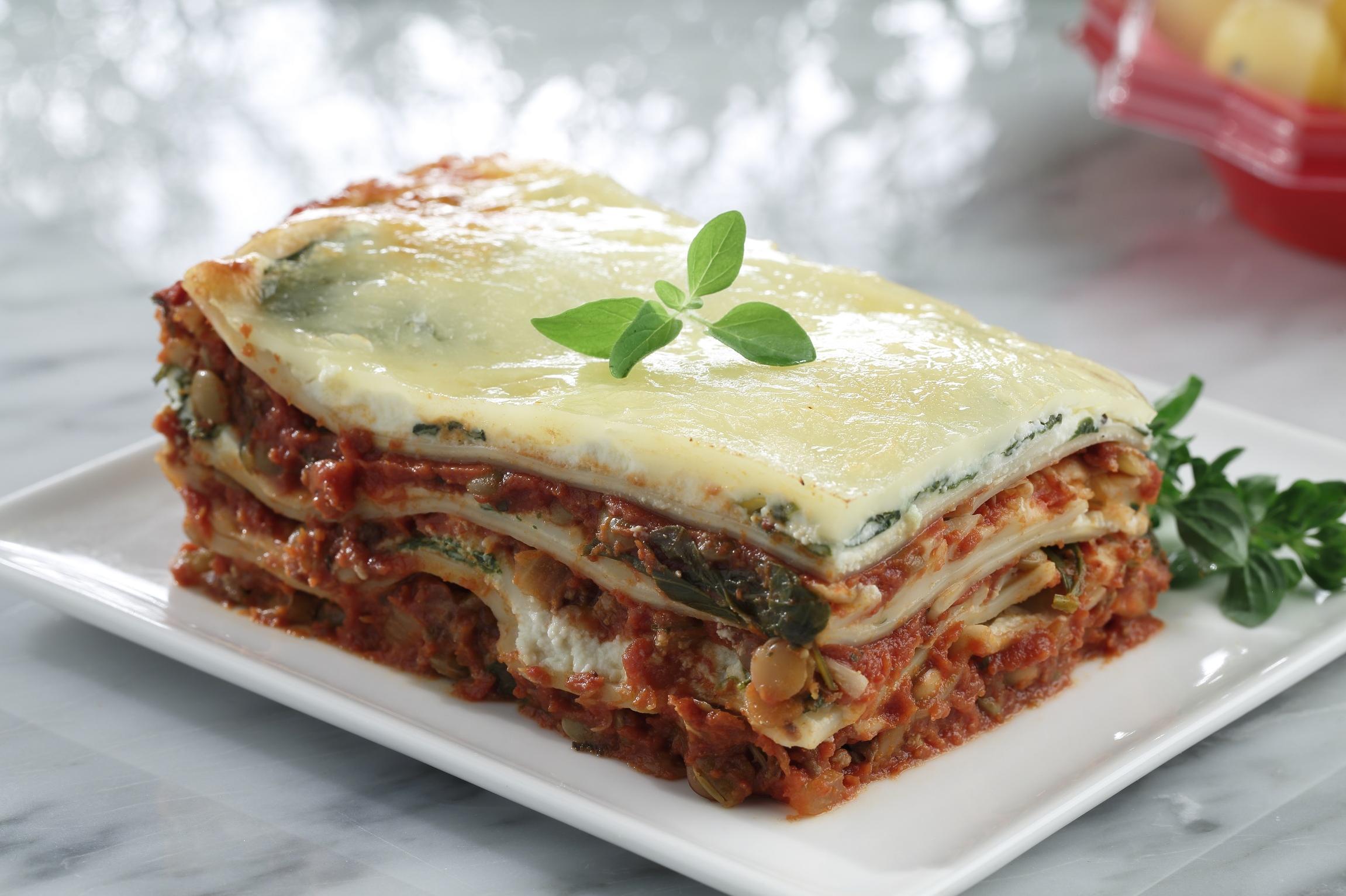  This lasagna dish is a hearty and comforting meal option for a cozy night in.