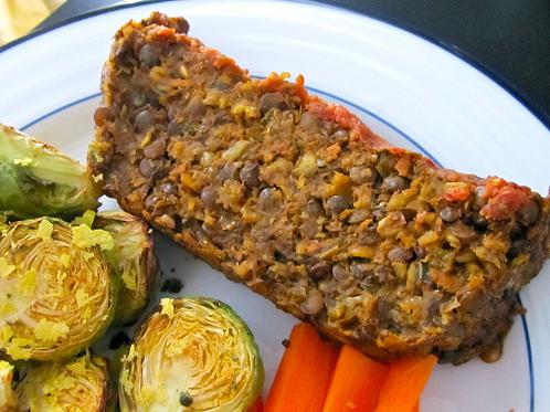  This lentil loaf has the perfect combination of sweet, salty, and umami flavors.