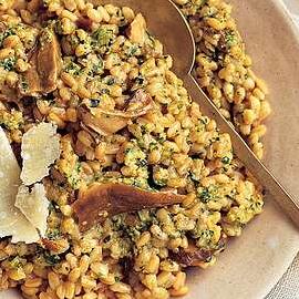  Time to cozy up with a bowl of creamy farro pilaf.