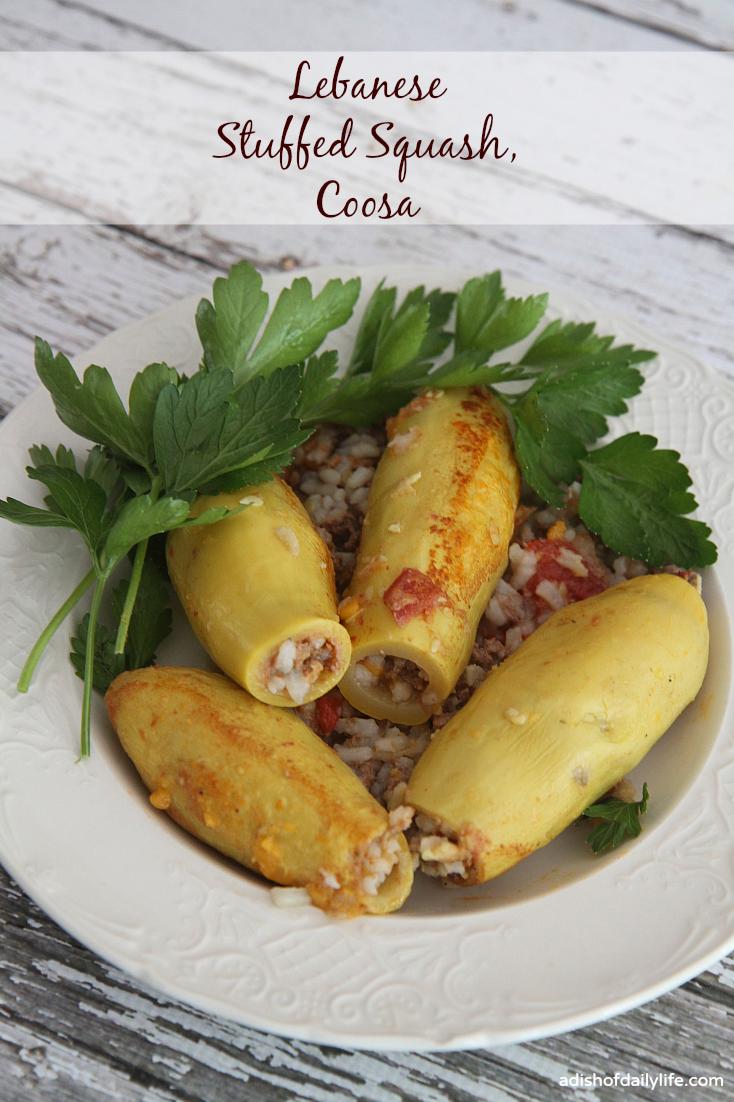  Traditional Lebanese flavors come to life with this stuffed yellow squash recipe.