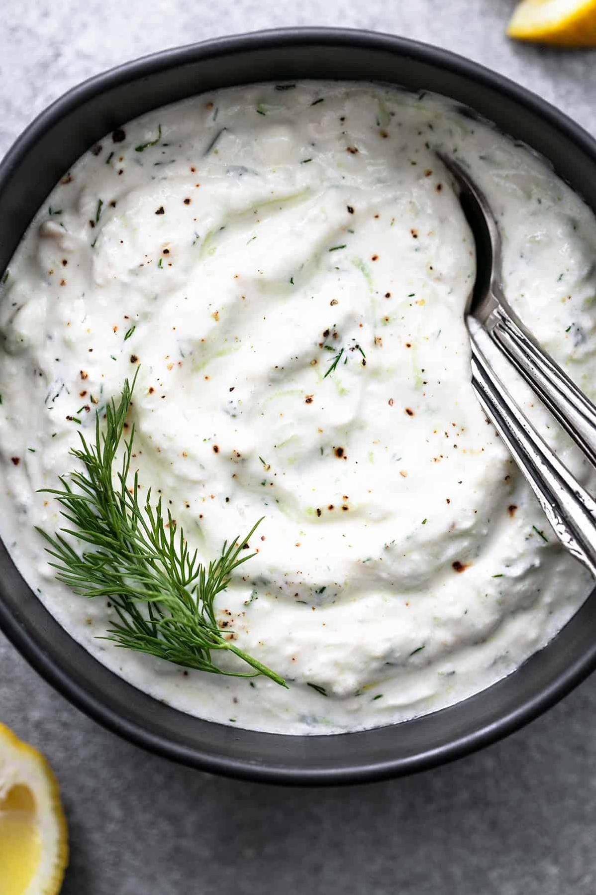  Tzatziki sauce: the ultimate game-changer for roasted veggies.
