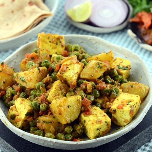 Vijay's Favourite Paneer-Peas-Potatoes Sabzi