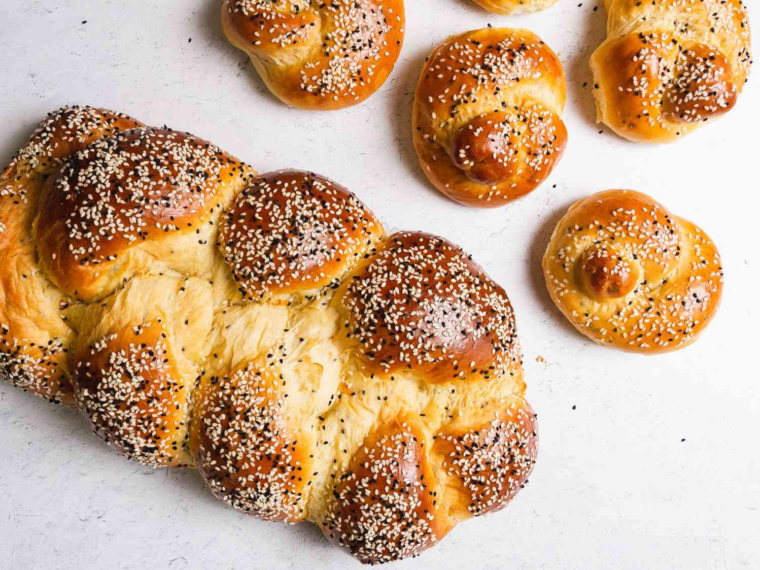  Warm, golden, and inviting - Armenian Easter bread fresh out of the oven!