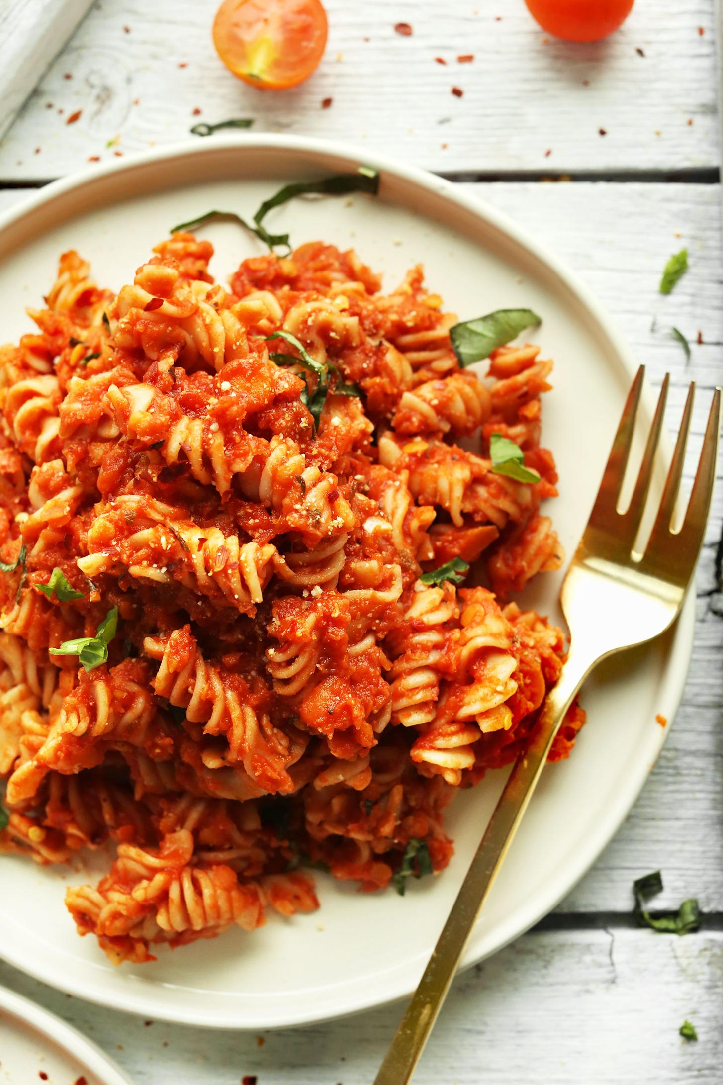  Whip up a batch of this red lentil spaghetti sauce in no time for a hearty and flavorful meal.