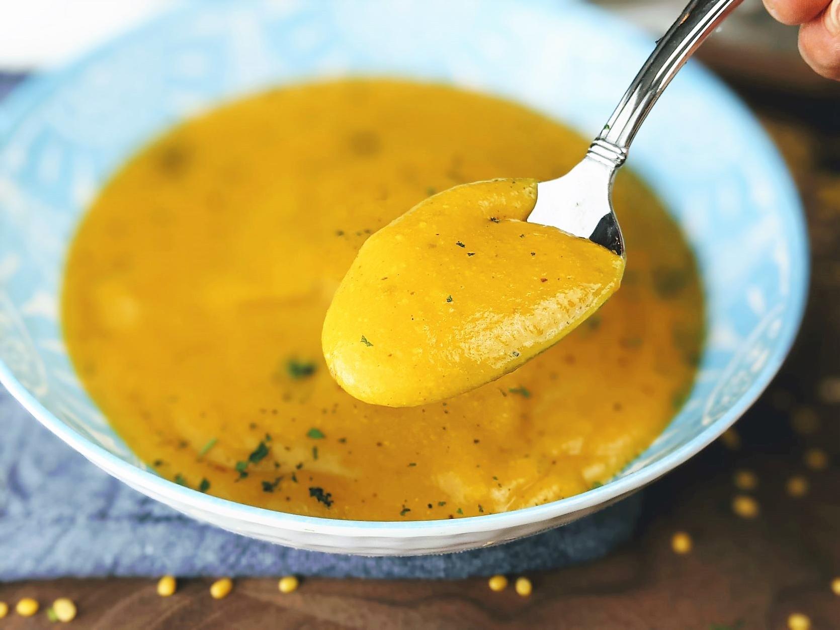 Sizzling Yellow Lentil Soup That’ll Warm Your Soul